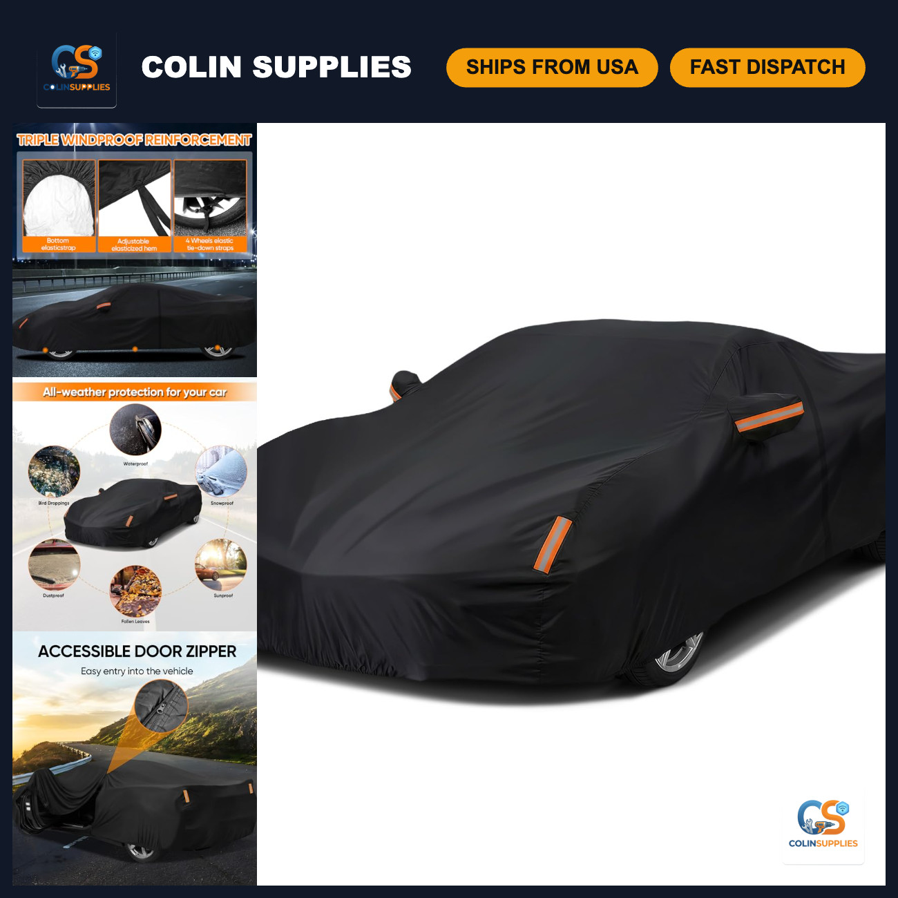 Custom Fit Car Cover for Chevrolet Corvette C4 C5 C6 C7 C8 1980-2026 - Weatherpr