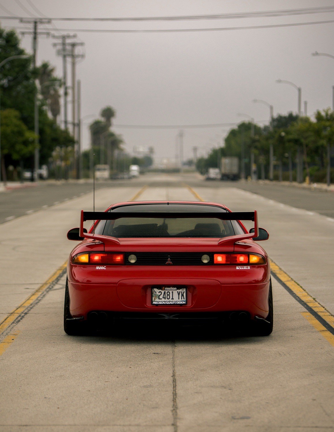 3000GT 3KGT Kombatto Combat Fiberglass Spoiler