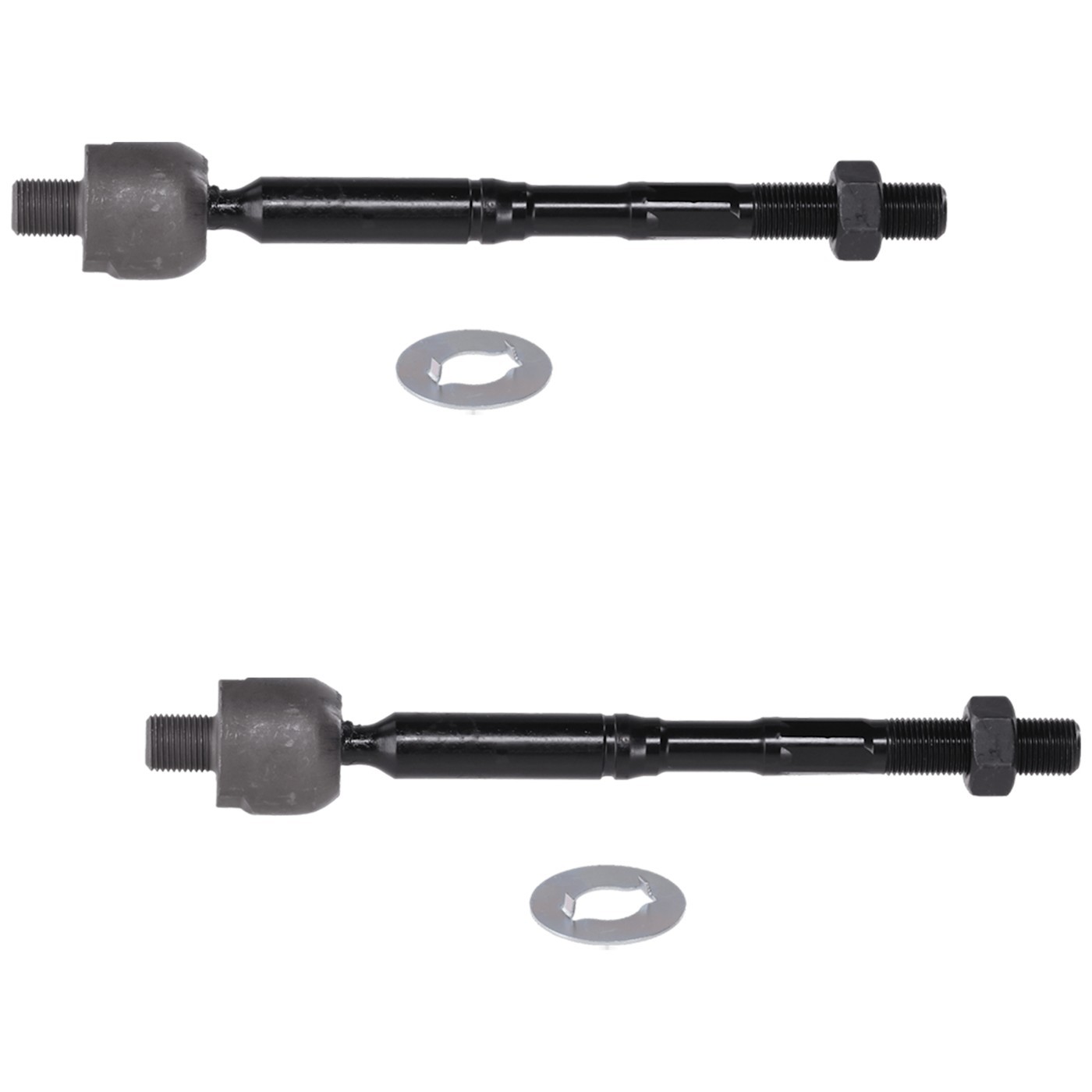 Set of 2 Tie Rod Ends Front Driver & Passenger Side Inner Interior Inside Pair