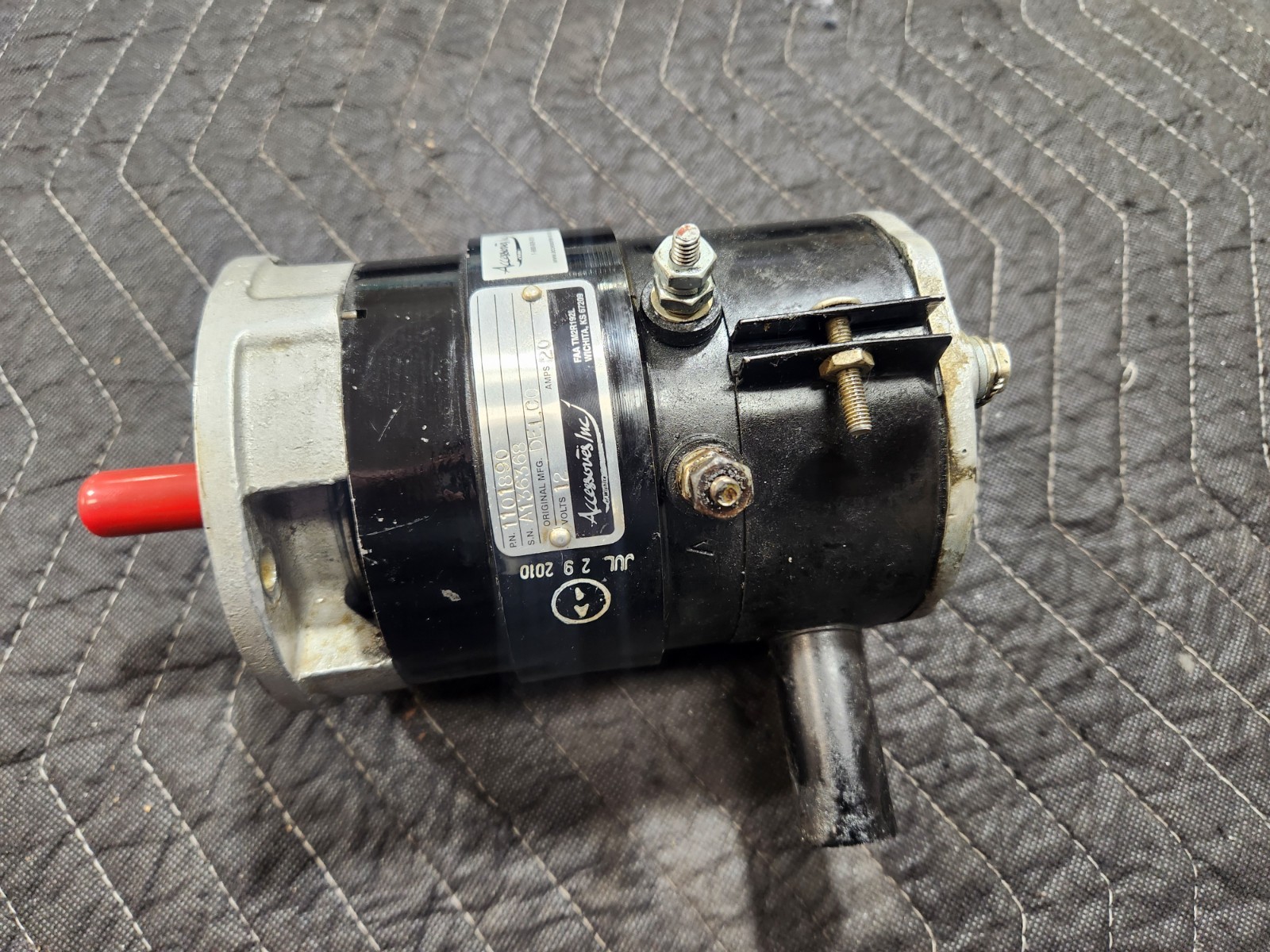 1101890 DELCO Cessna aircraft generator 12v / 14v continental TCM alternator