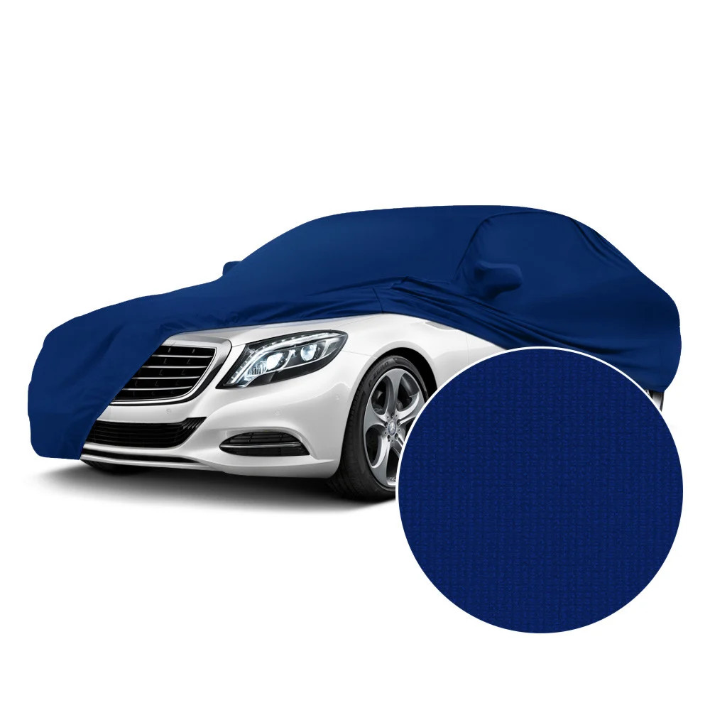 For Porsche Boxster 13-16 Satin Stretch Indoor Impact Blue Custom Car Cover