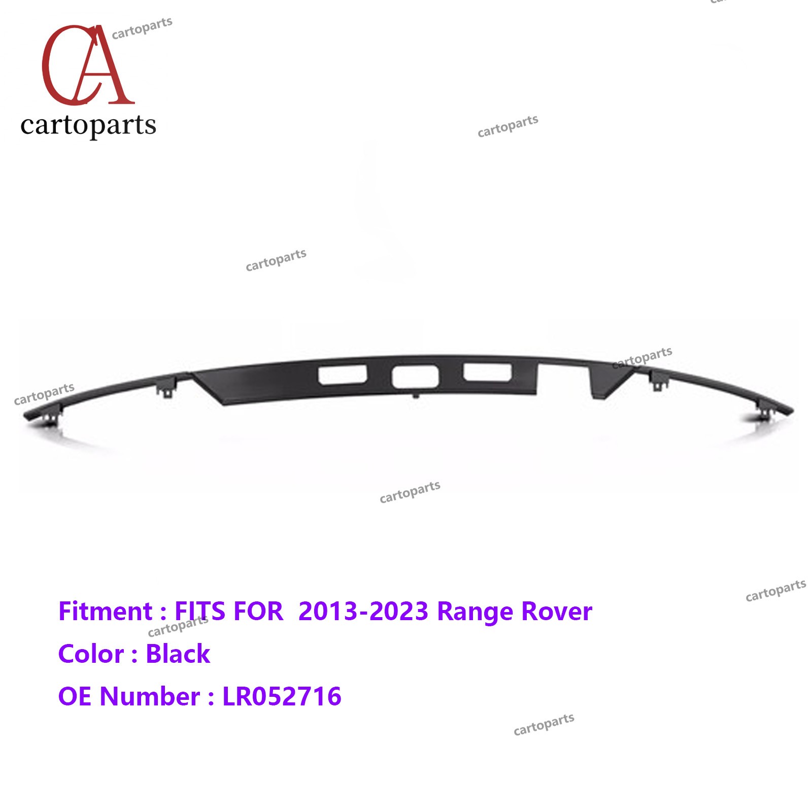 For 2013-2023 Range Rover L405 Rear Door Tailgate Trunk Molding Strip Trim Cover