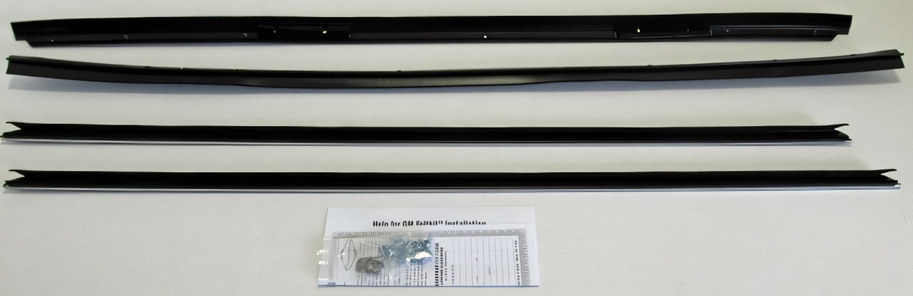 Window Sweeps Felt Kit for 1974-1976 Cadillac Coupe Deville Hardtop