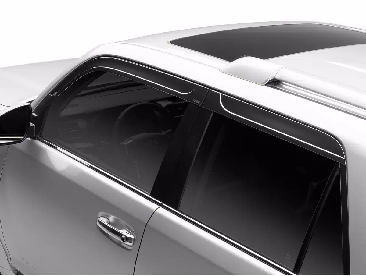 Husky Low Profile Ventvisor Smoke Fits 22-25 Acura MDX Outside Mount 4pc Smoke