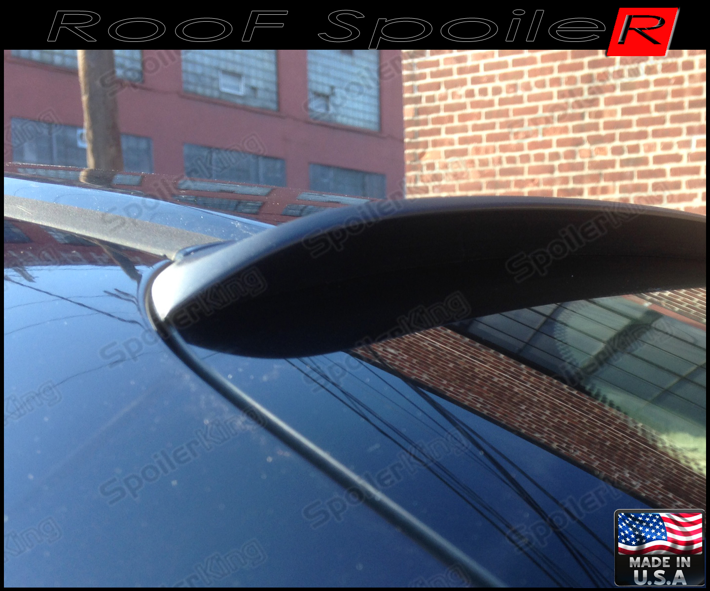 (244R) Rear Roof Window Spoiler Made in USA (Fits:Honda Accord 1998-02 2dr)