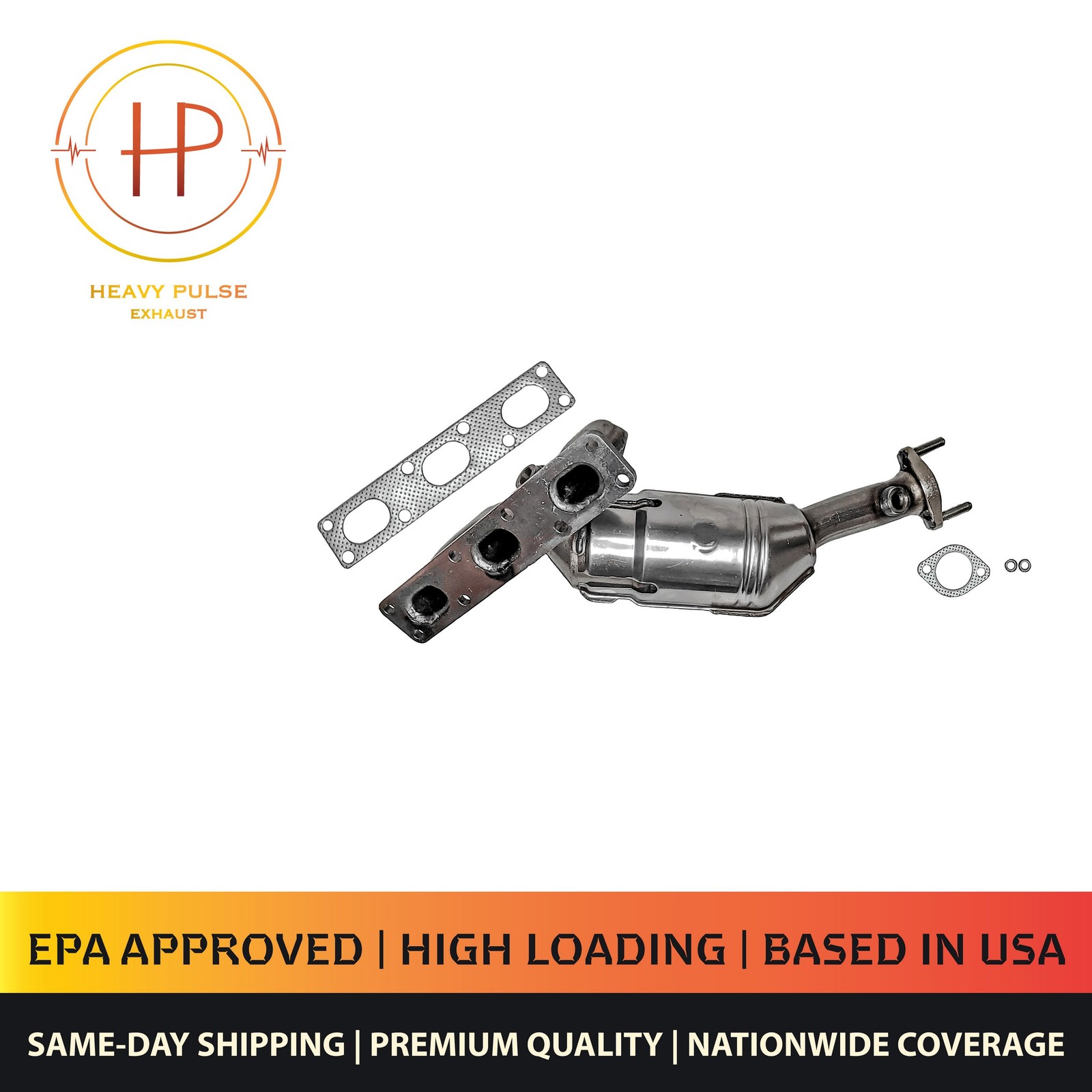 Rear Catalytic Converter with Integrated Exhaust Manifold for 1999-2000 BMW Z3 C