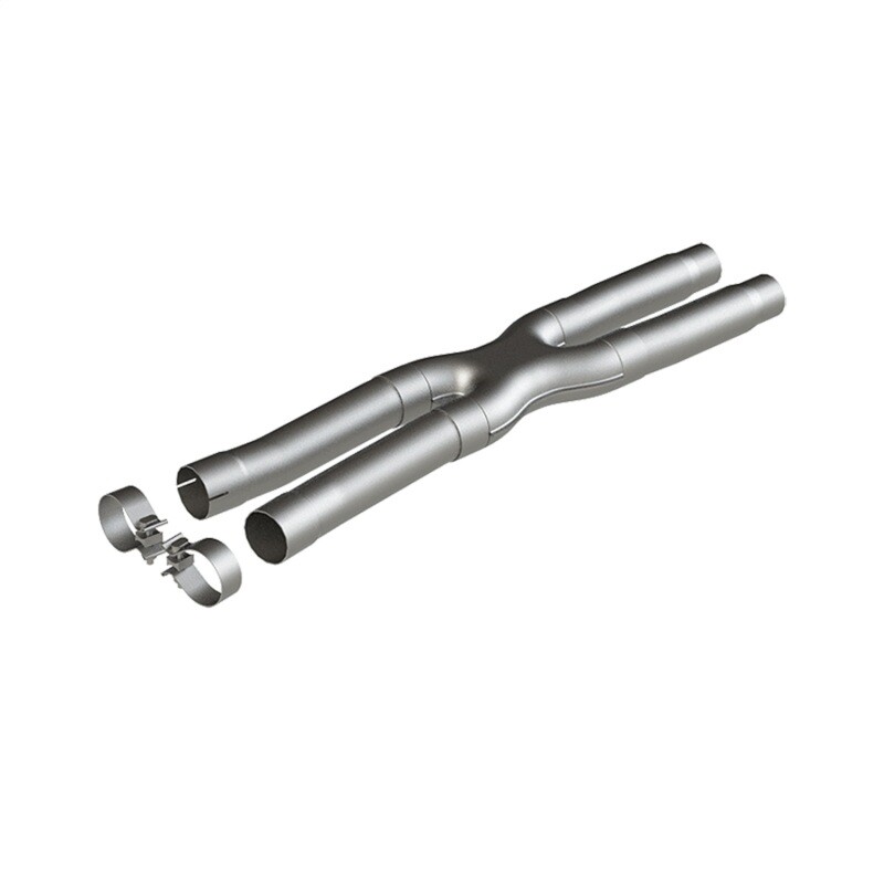 MBRP 2.5in Resonator Delete X-Pipe for 2015-2024 Ford Mustang GT