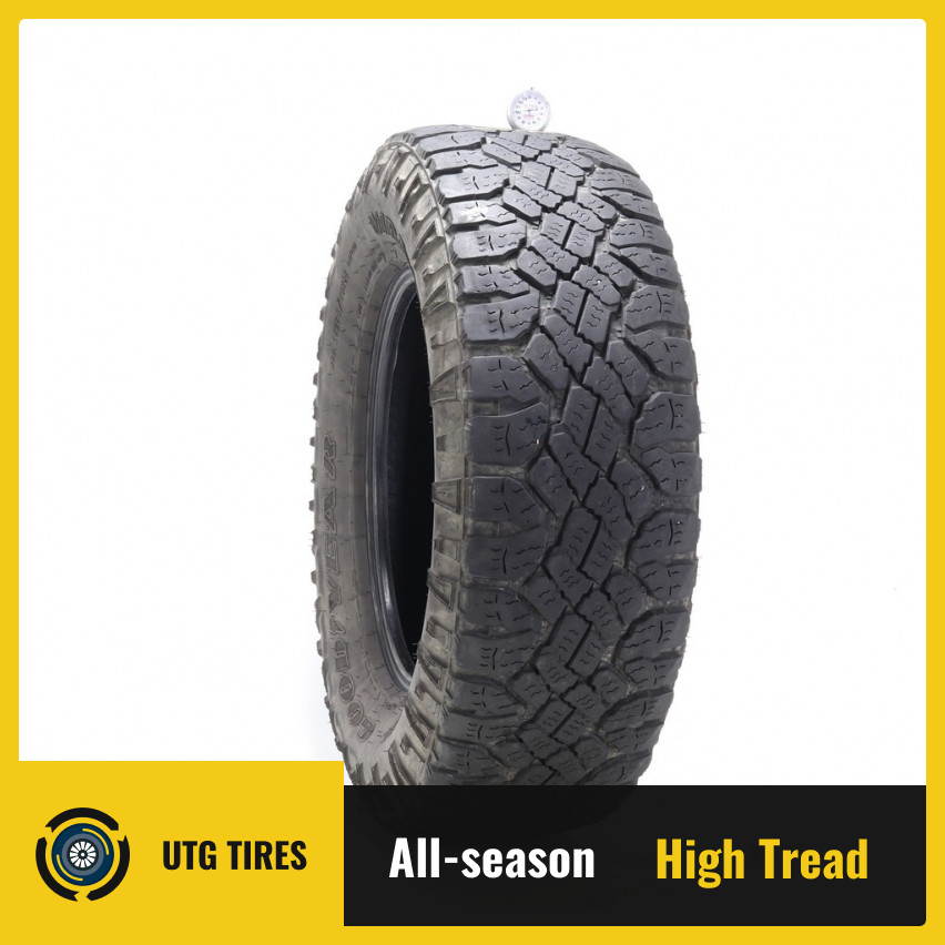 Used LT 275/70R18 Goodyear Wrangler Duratrac 125/122R - 10/32 (OJAQ)