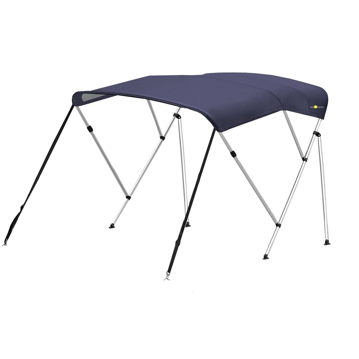Oceansouth Standard BIMINI TOP 3 Bow Boat Cover 6ft Long With Rear Poles Oceansouth Standard BIMINI TOP 3 Bow Boat Cover 6ft Long With Rear Poles