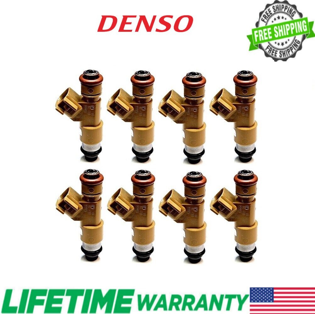 Denso 8x OEM Fuel Injector Fit 2006-09 Jaguar Vanden Plas XF S-Type 4.2L 6R83-AD