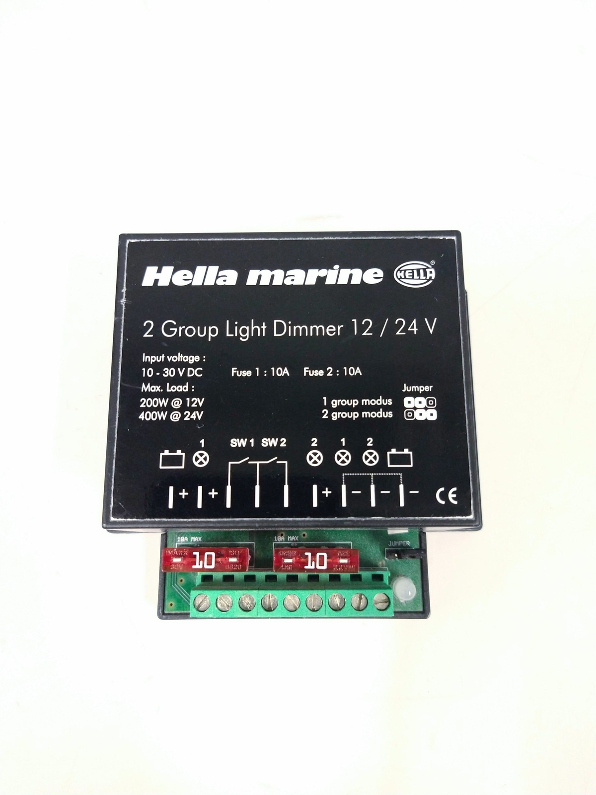 Hella Marine H2406 , 2 Group Light Dimmer 12 / 24V