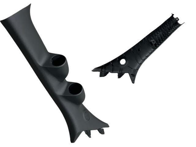For 11 17 Nissan Juke Left Side Pillar Trim 52mm Dual Gauge Pod Mount Fit