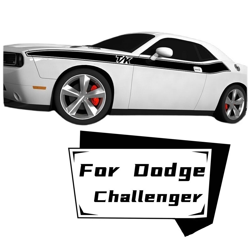 For Dodge 2008-2023 Challenger Vinyl Car Decal Stripe Sticker Custom Colors