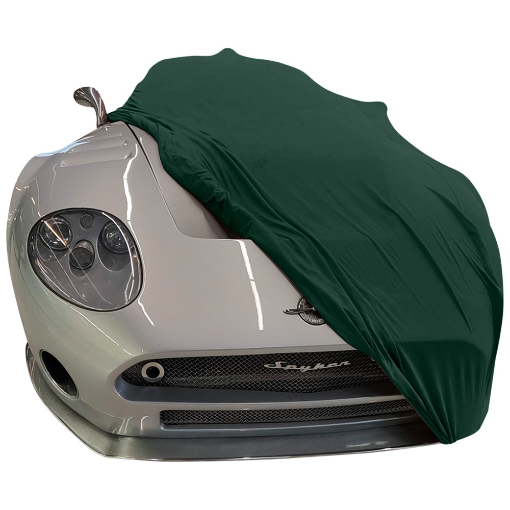 Indoor car cover fits Spyker C8 Laviolette bespoke Goodwood Green cover Witho...