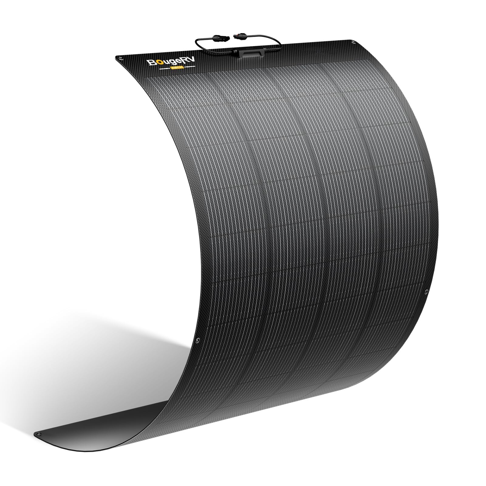 1PC BougeRV Arch 200W 12V Fiberglass Flexible Solar Panel for RV Camping Home