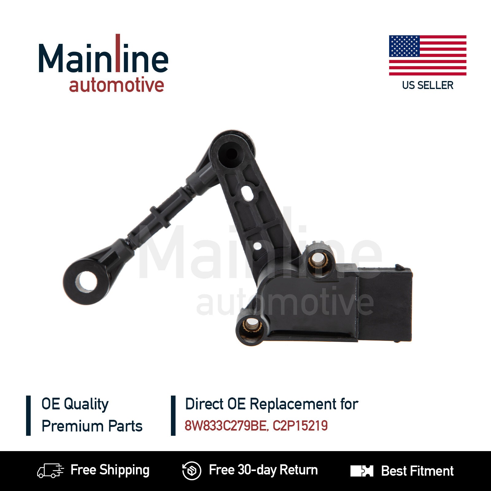 Rear Suspension Ride Height Sensor For 13-19 Jaguar XJ Direct OE Replacement