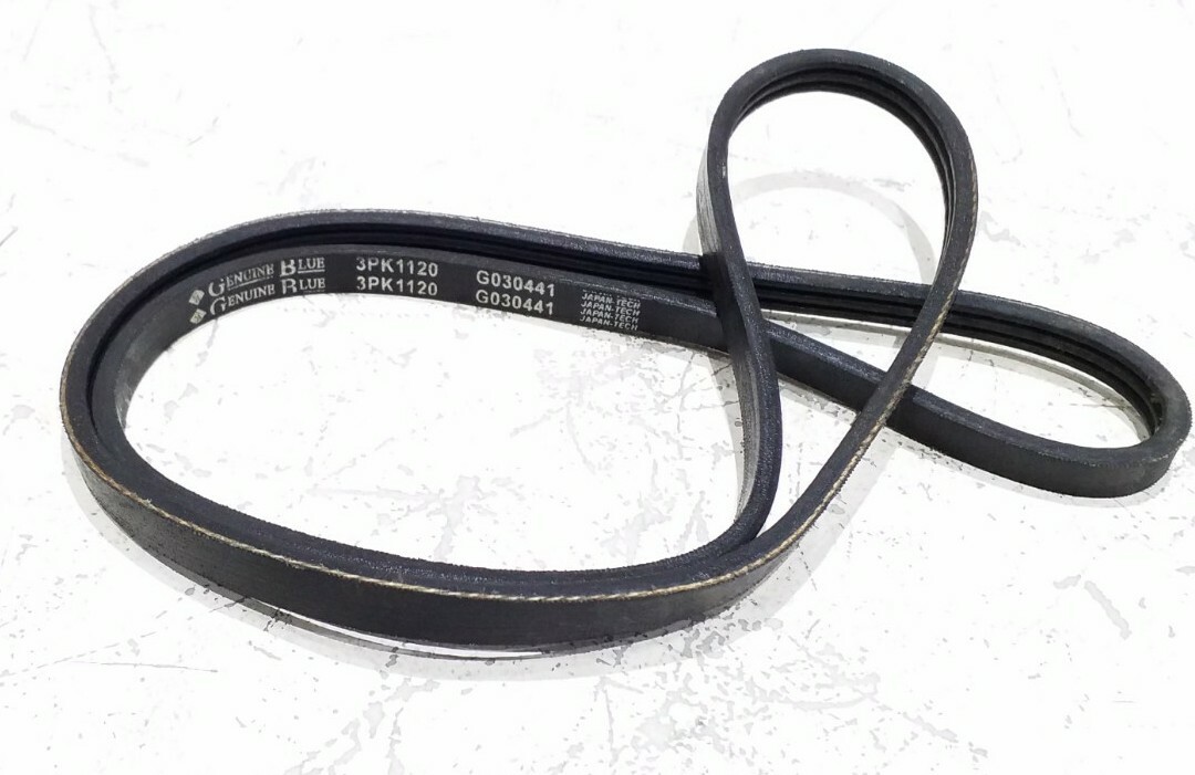 3PK1120 Genuine Blue Black Serpentine Belt  Free Returns 3PK1120