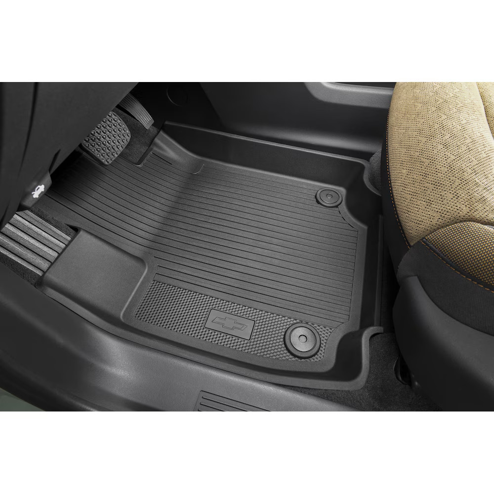 OEM GM 2025-2027 Chevy Equinox Front All Weather Floor Mats Black 26406219 OEM GM 2025-2027 Chevy Equinox Front All Weather Floor Mats Black 26406219