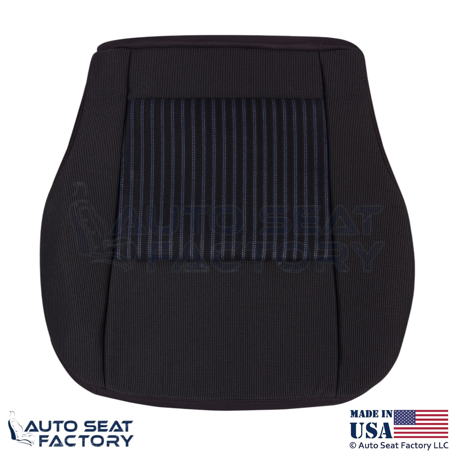 2014-2019 Fits Ford Transit Van 150 250 350 Driver Bottom Seat Cover Cloth Black
