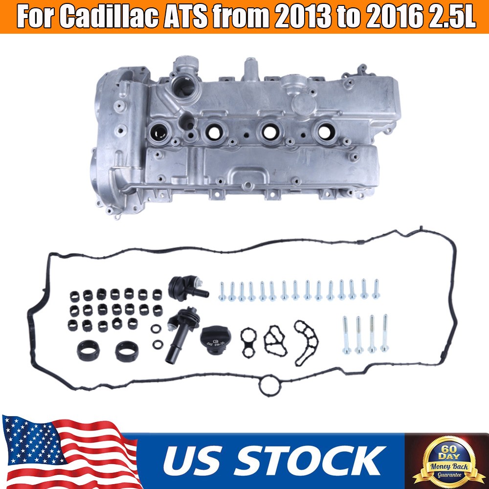 12686424 12655402 Engine Valve Cover w/ Gasket For Cadillac ATS 2.5L 2013-2016