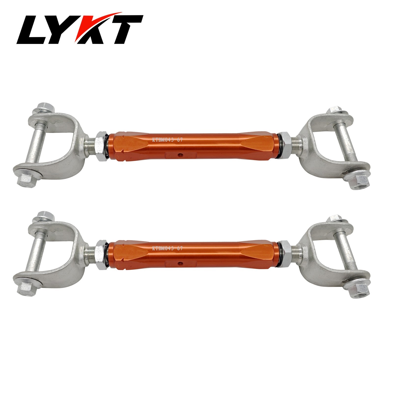 LYKT 2pcs Rear Adjustable Toe arms Kit for BMW 1～3series、1Series M、X1、M3