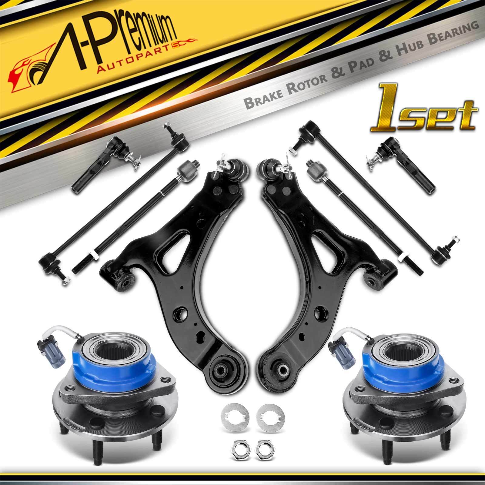 A-Premium 10x Front Wheel Bearing Control Arm Ball Joint Kit for Buick Pontiac