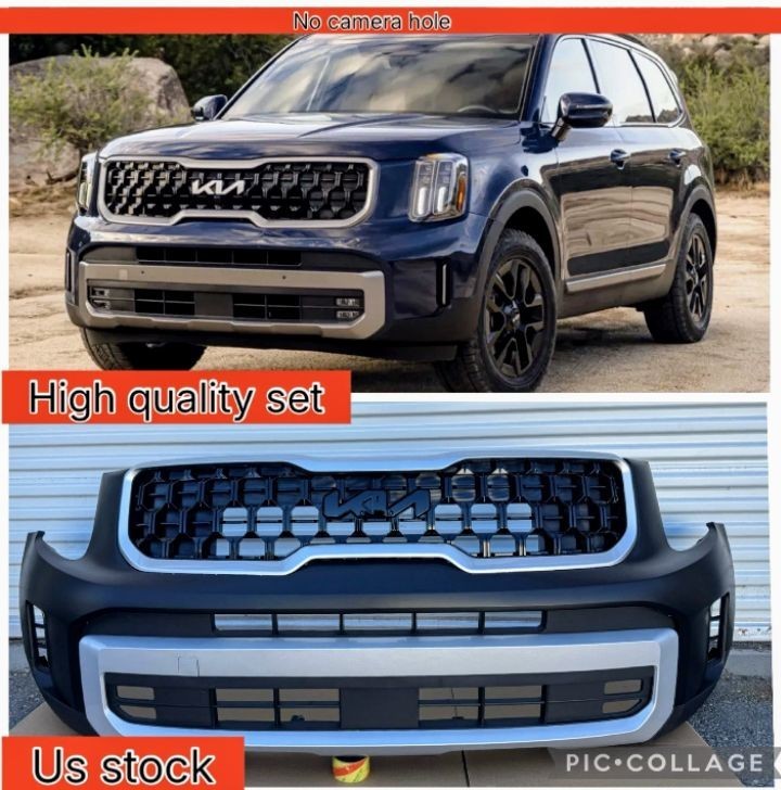 2023 2024 2025 KIA TELLURIDE FRONT BUMPER,Grilles 9 Pieces Complete Assembly SET 2023 2024 2025 KIA TELLURIDE FRONT BUMPER,Grilles 9 Pieces Complete Assembly SET