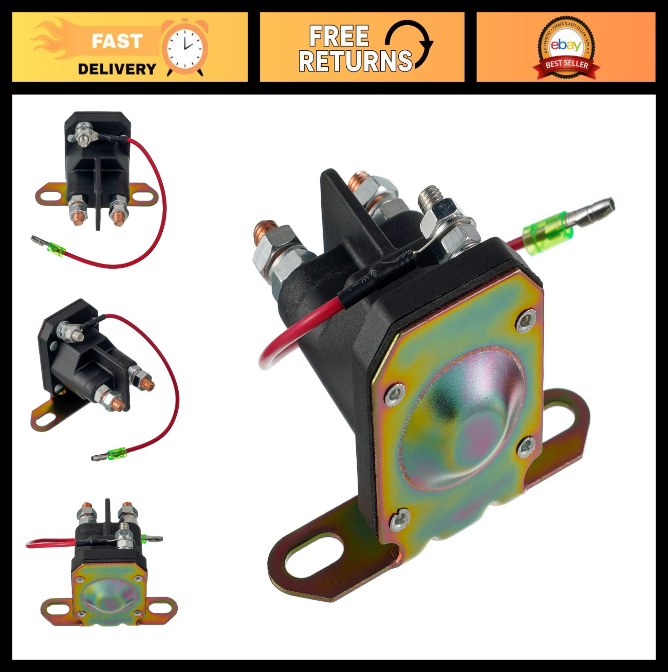 Start Solenoid Relay Replacement for Polaris Sportsman 335 400 500 600 700 HO Ma Start Solenoid Relay Replacement for Polaris Sportsman 335 400 500 600 700 HO Ma