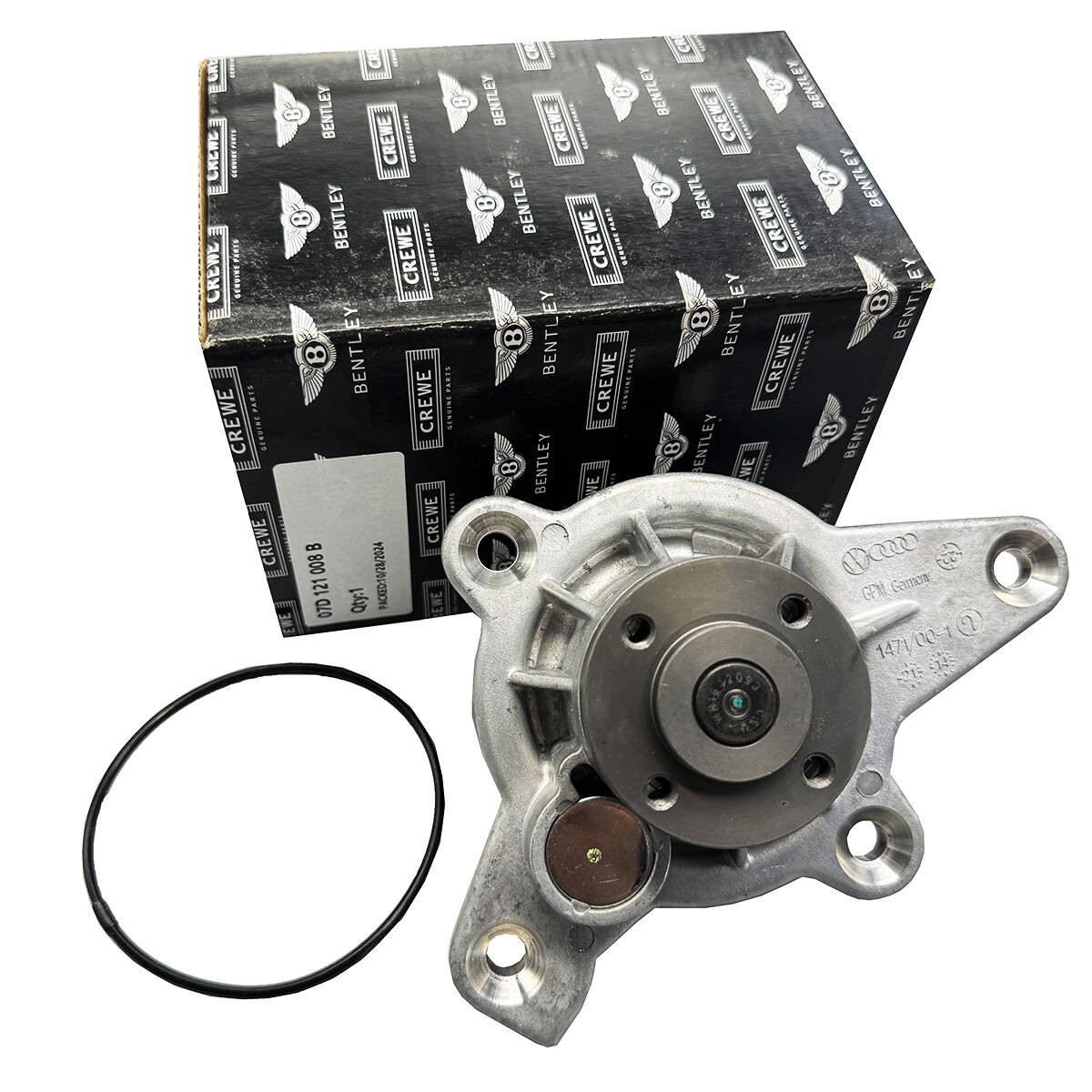 Water Coolant Pump for 2004-18 Bentley Continental Gt Gtc Flying Spur 07D121008B