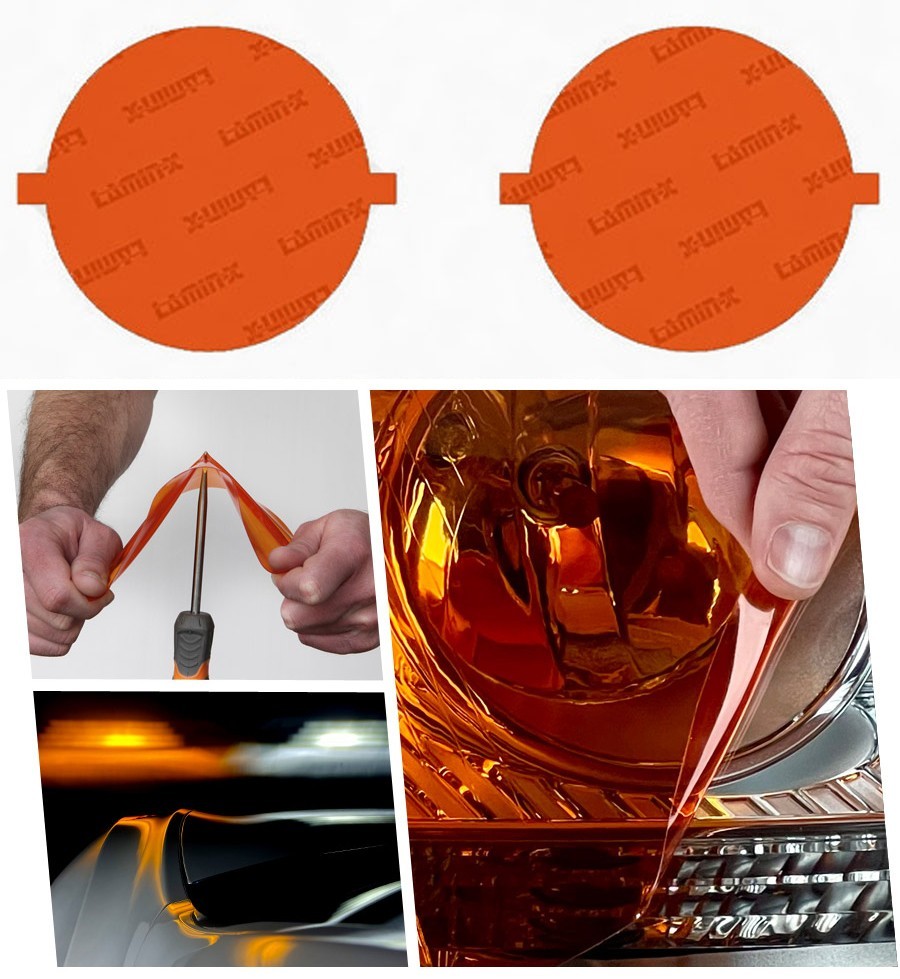 Lamin-x Toyota 4Runner Round (2014-2024) Amber Fog Light Covers