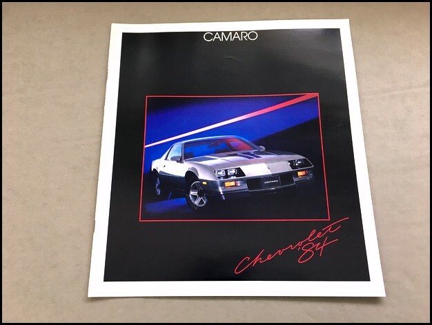 1984 Chevrolet Camaro 16-page Original Sales Brochure Catalog - Z28 1984 Chevrolet Camaro 16-page Original Sales Brochure Catalog - Z28