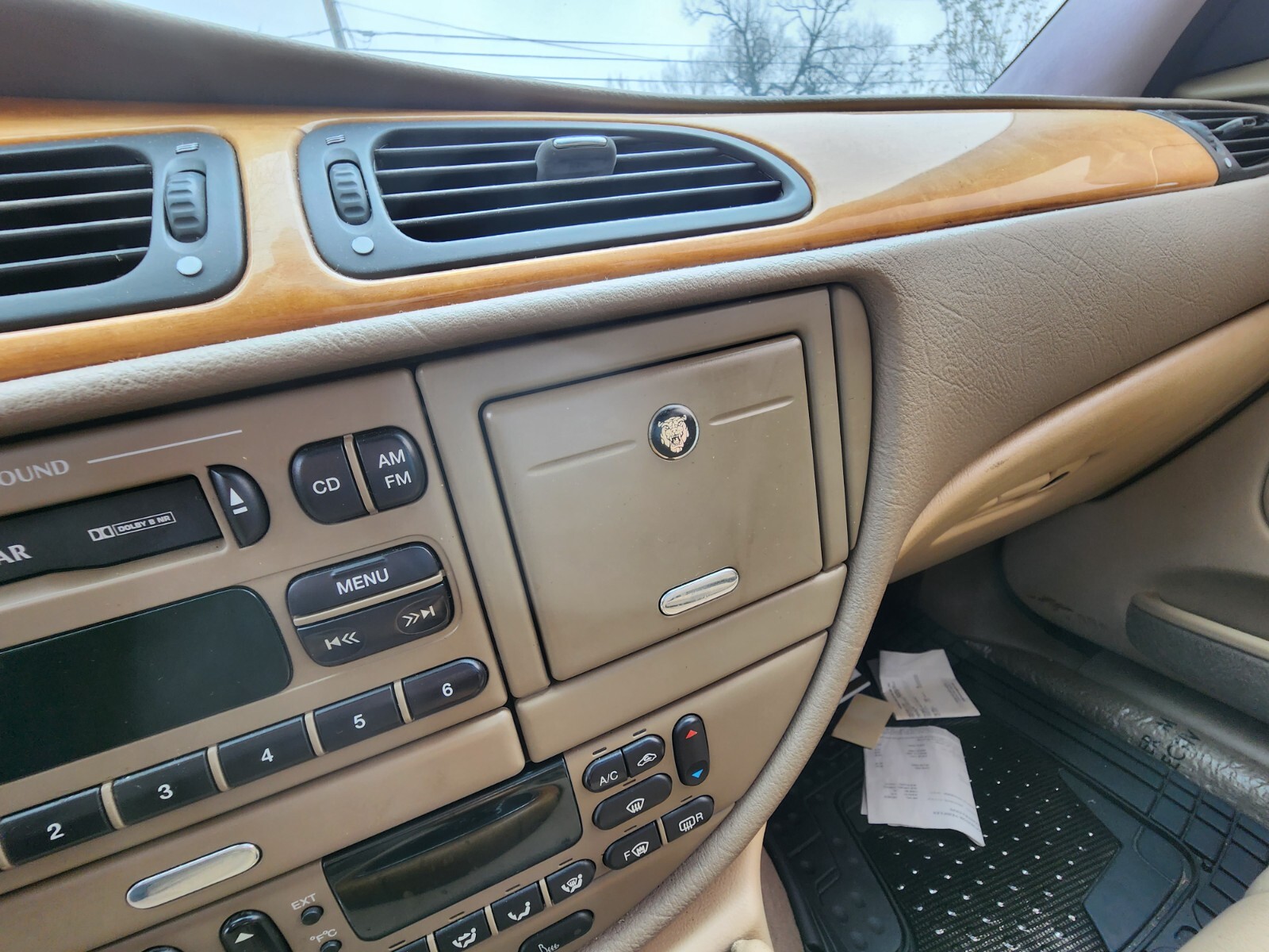 1999 2000 2001 2002 JAGUAR S-TYPE STORAGE  BOX TAN SDZ