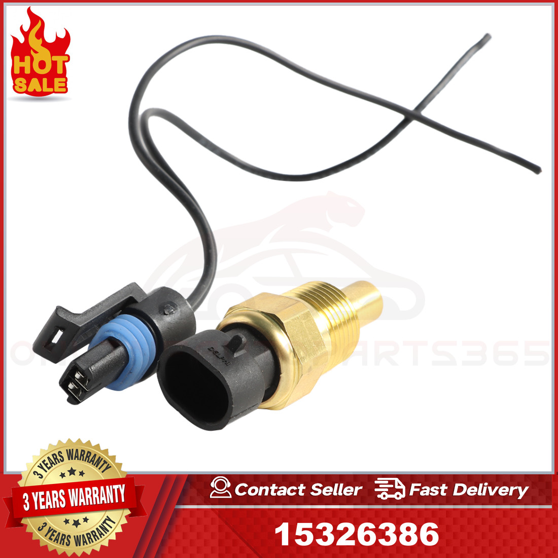 Coolant Temperature Sensor Water Temp Sender For GMC Chevrolet Pontiac Cadillac