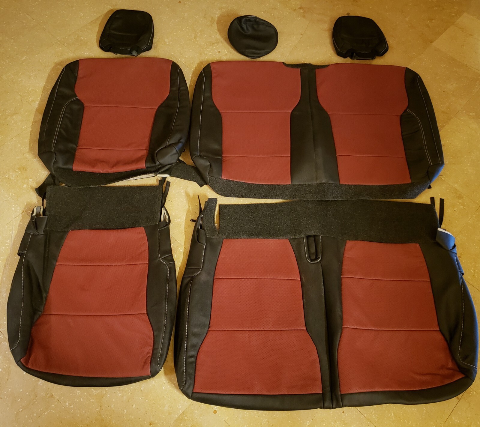 2021- 26 Ford F150 XLT Leather Seat Covers (Plastic Listings Missing)