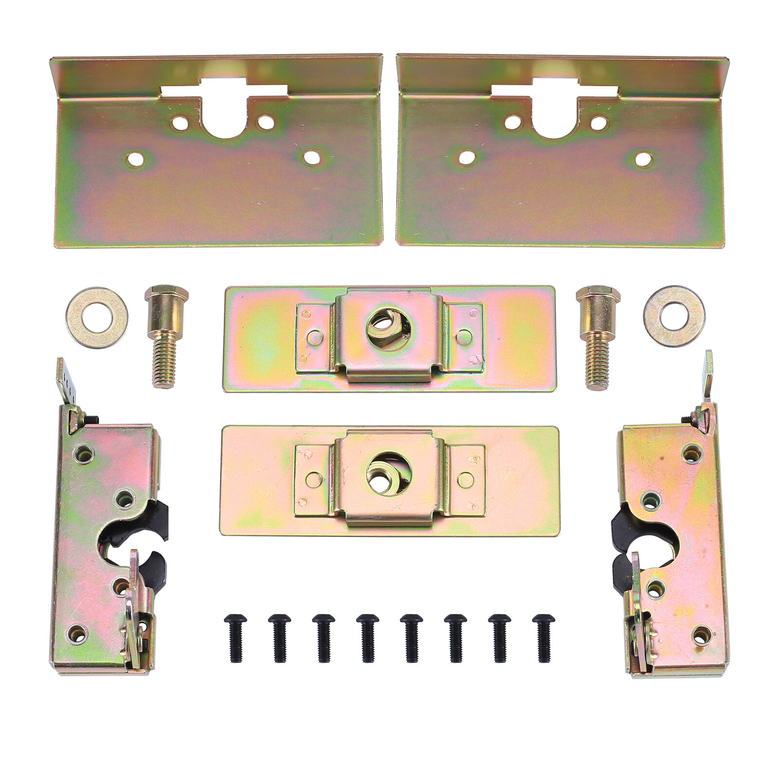 Large Bear Jaw Claw Door Latches Installation Kit Heavy Duty with Striker Bolts