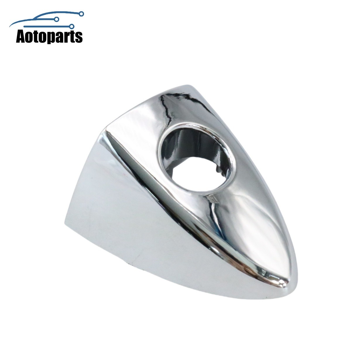 For 2013-2017 Honda Accord LH Front Driver Door Handle Key Bezel Cover Chrome 1*
