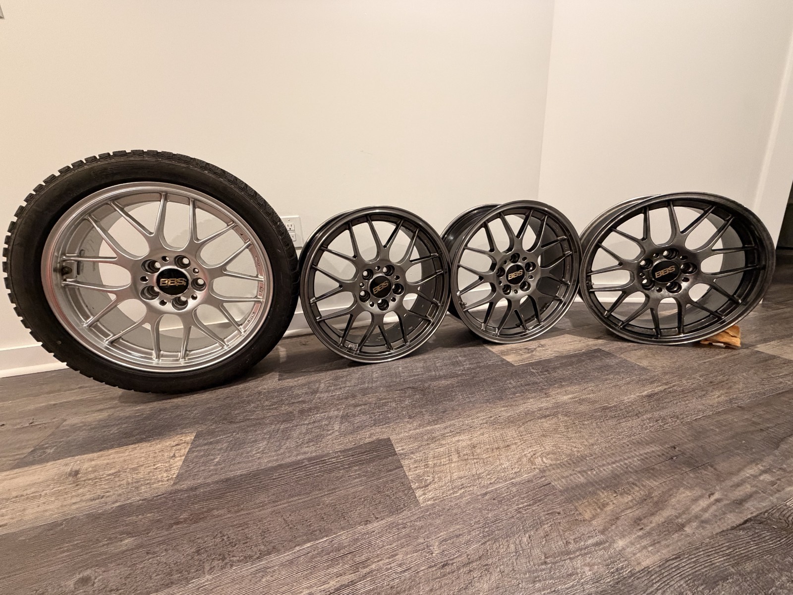 GENUINE BBS RG-R RG705H 18x8 ET35 5x112 Forged Wheels Set of 4