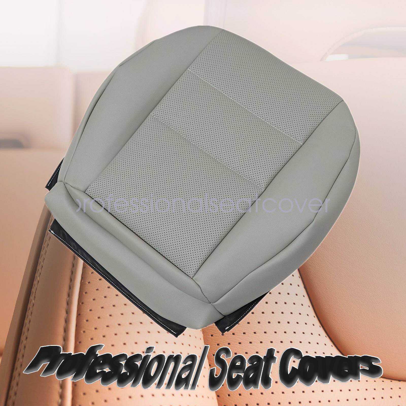 2008 - 2014 fits Mercedes Benz C250 C300 C350 Driver Bottom Seat Cover Gray