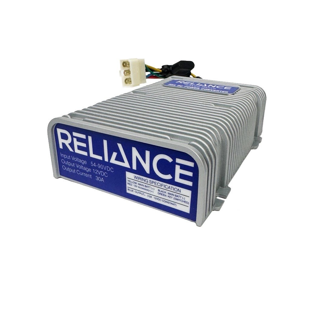 RELIANCE 30 Amp DC-DC Voltage Converter 72V - 12 Volts | Connect to Full Battery
