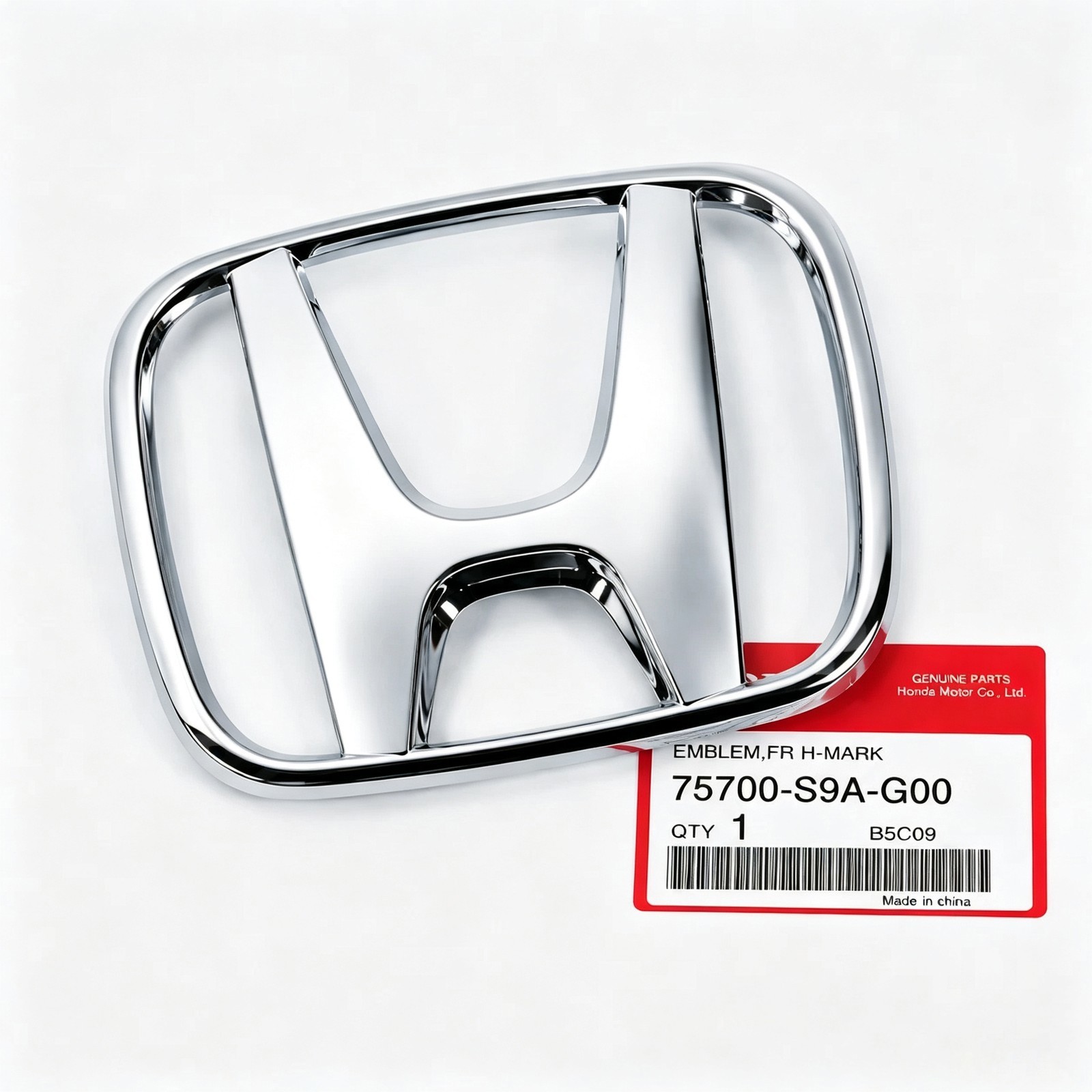 Fit For Honda Accord 2003-2017 LX EX Front Grille H+ Silver Chrome Emblem Badge�