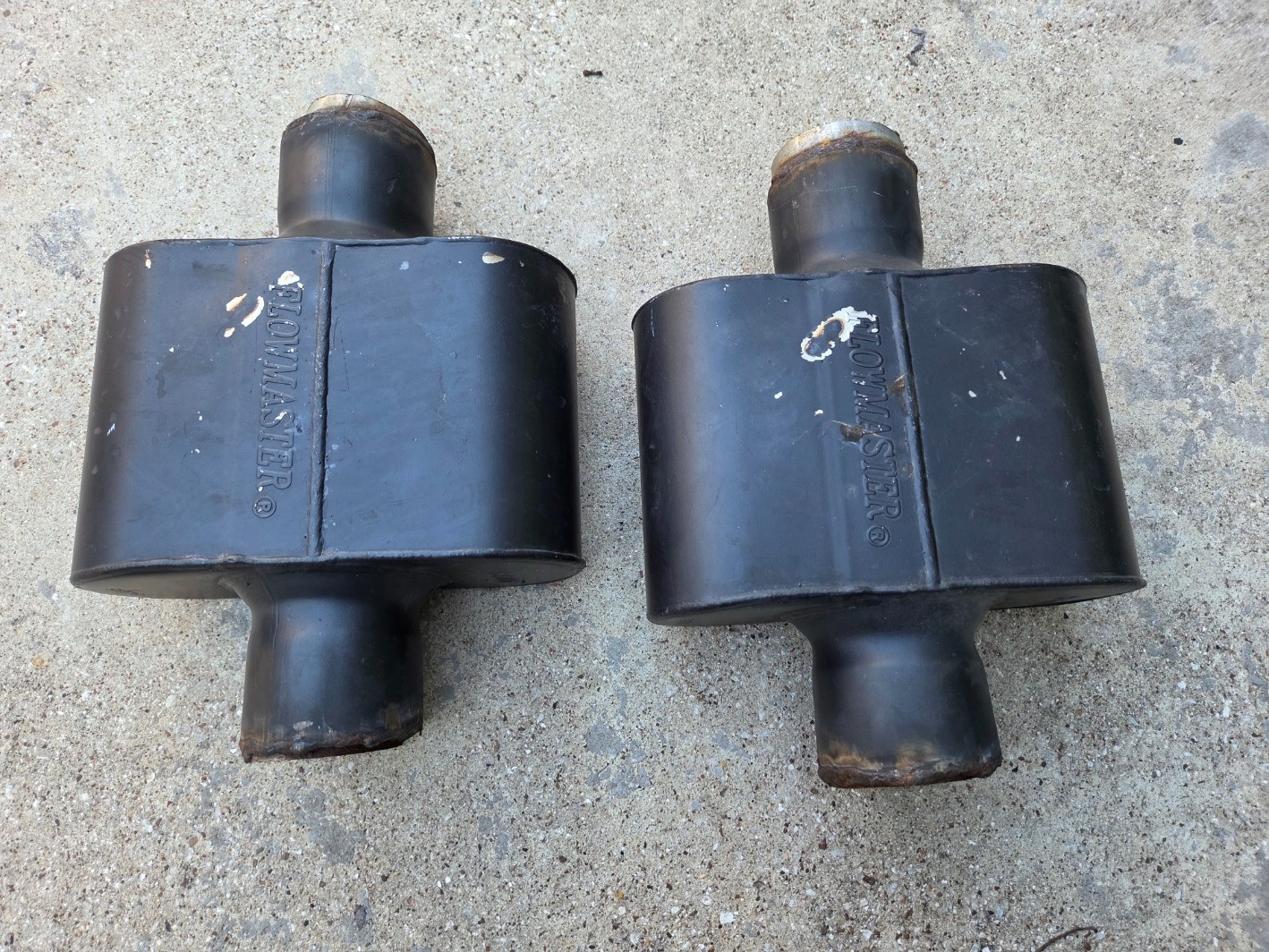 Flowmaster super 10 series 3 in used pair race muffler 843015 performance chevy Flowmaster super 10 series 3 in used pair race muffler 843015 performance chevy