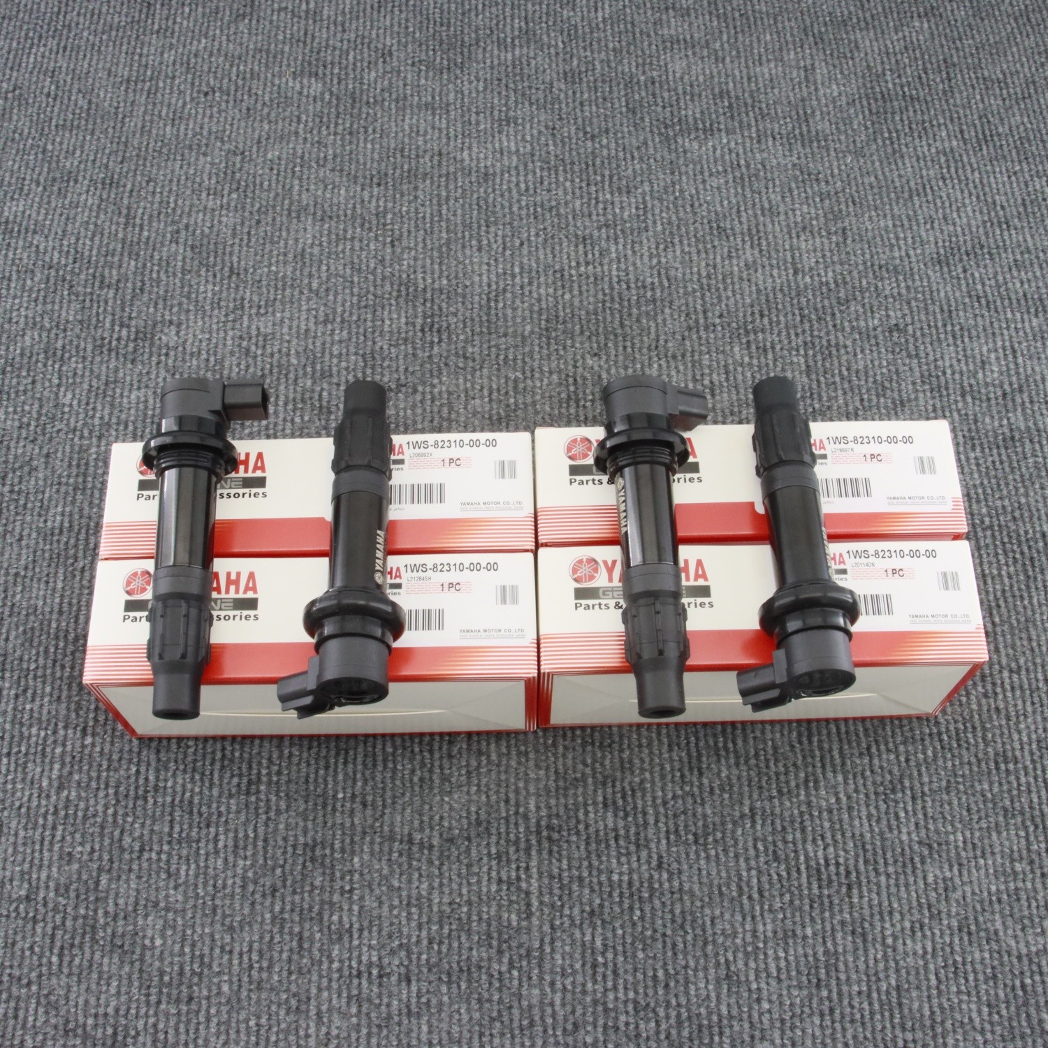 4PCS Yamaha Genuine Ignition Coil Assy - 1WS-82310-00-00