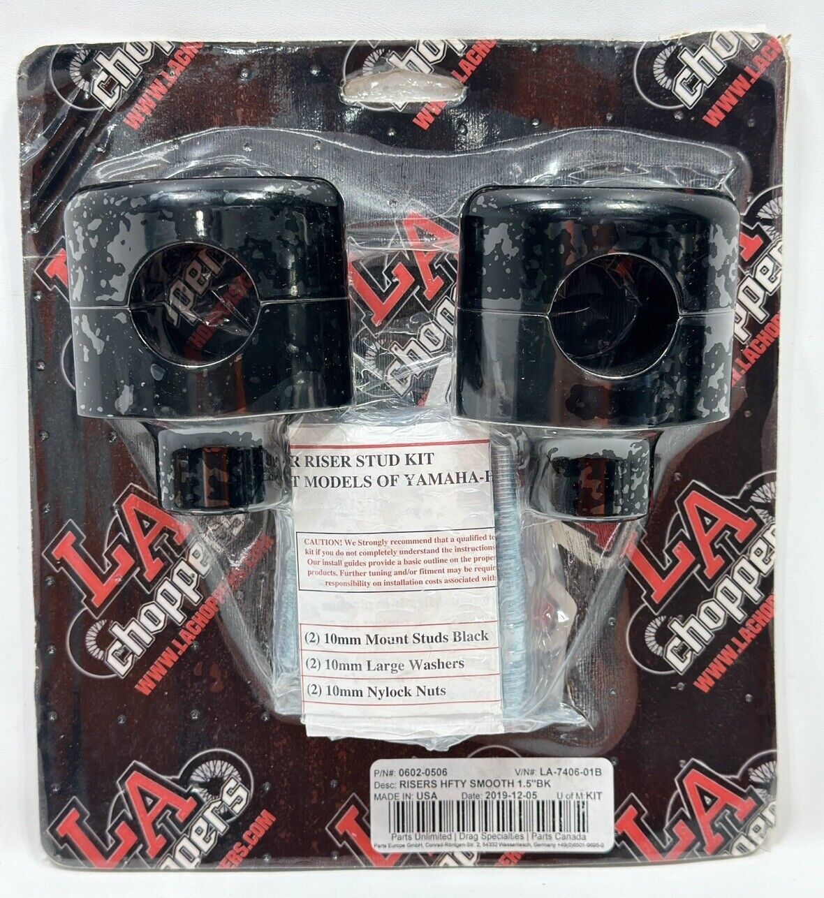 LA Choppers Hefty 1.5in Riser for 1.25in Handlebars Suzuki Yamaha Kawasaki Honda LA Choppers Hefty 1.5in Riser for 1.25in Handlebars Suzuki Yamaha Kawasaki Honda