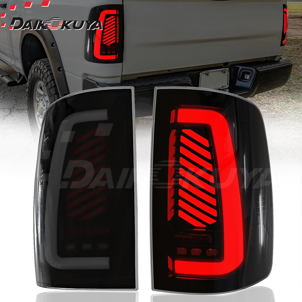 Sequential Full LED Taillights For 2009-2018 Dodge Ram wt StartUp Animation Turn