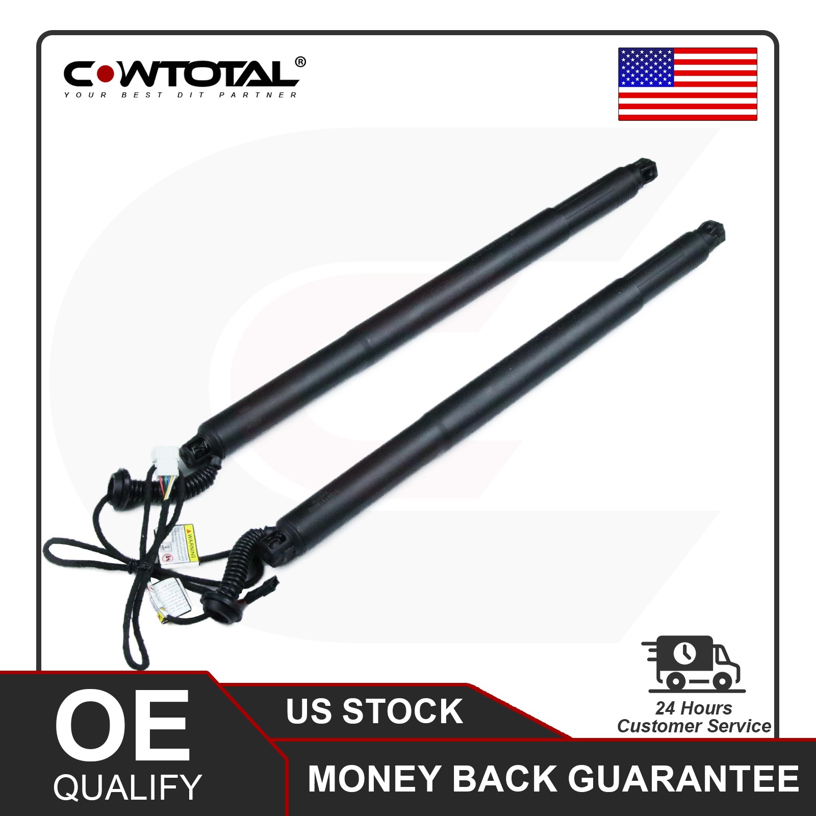 2X Rear Tailgate Power Trunk Hatch Lift Support For 2015-2017 BMW X6 51247318651 2X Rear Tailgate Power Trunk Hatch Lift Support For 2015-2017 BMW X6 51247318651