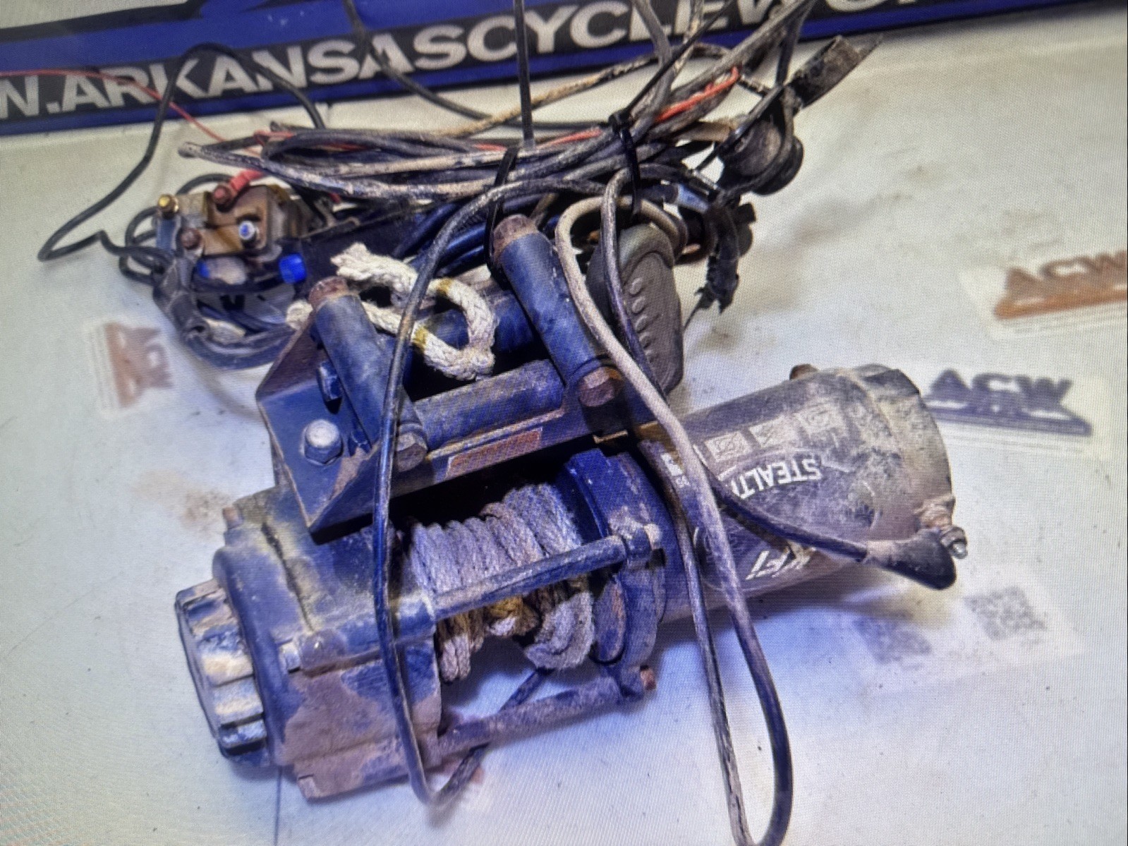 EA4 KFI Stealth SE35 Winch Good 2016 John Deere Gator XUV 550 UTV 16 