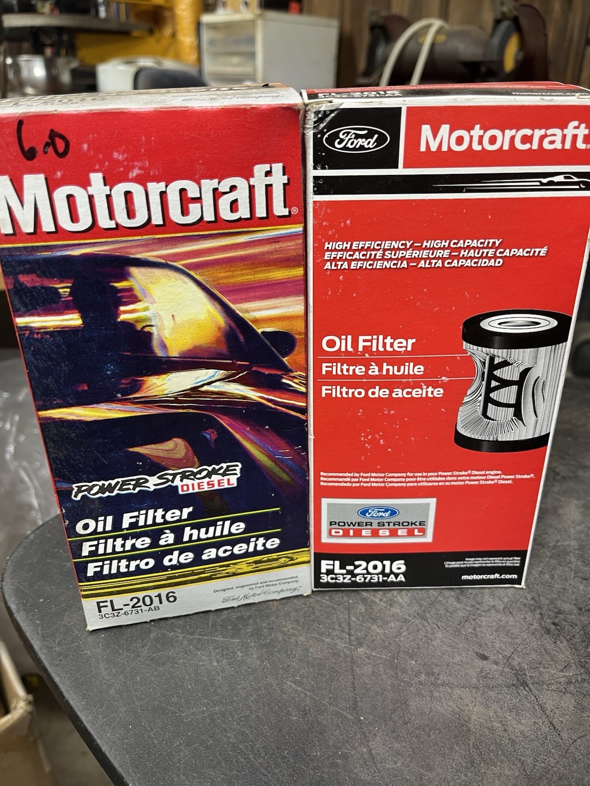 (Lot of 2) OEM Motorcraft Oil Filter FL-2016 PowerStroke NEW For Ford Diesel (Lot of 2) OEM Motorcraft Oil Filter FL-2016 PowerStroke NEW For Ford Diesel