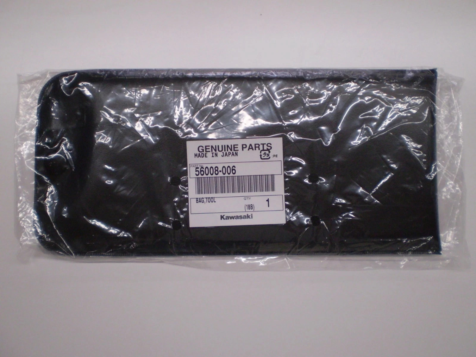 Kawasaki NOS Universal Tool Bag Pouch Black OEM Part #56008-006 Kawasaki NOS Universal Tool Bag Pouch Black OEM Part #56008-006