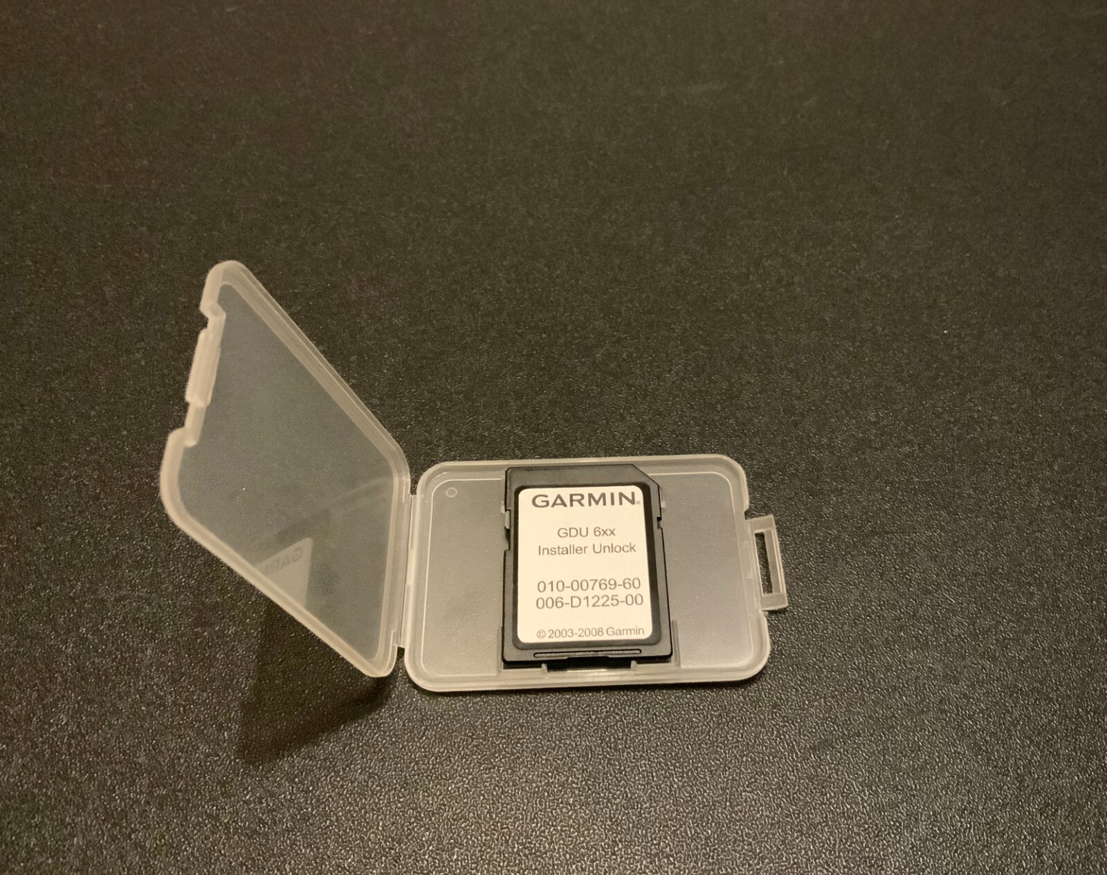 Garmin Installer Unlock Card, P/N 010-00769-60 (for legacy and modern G500/G600)