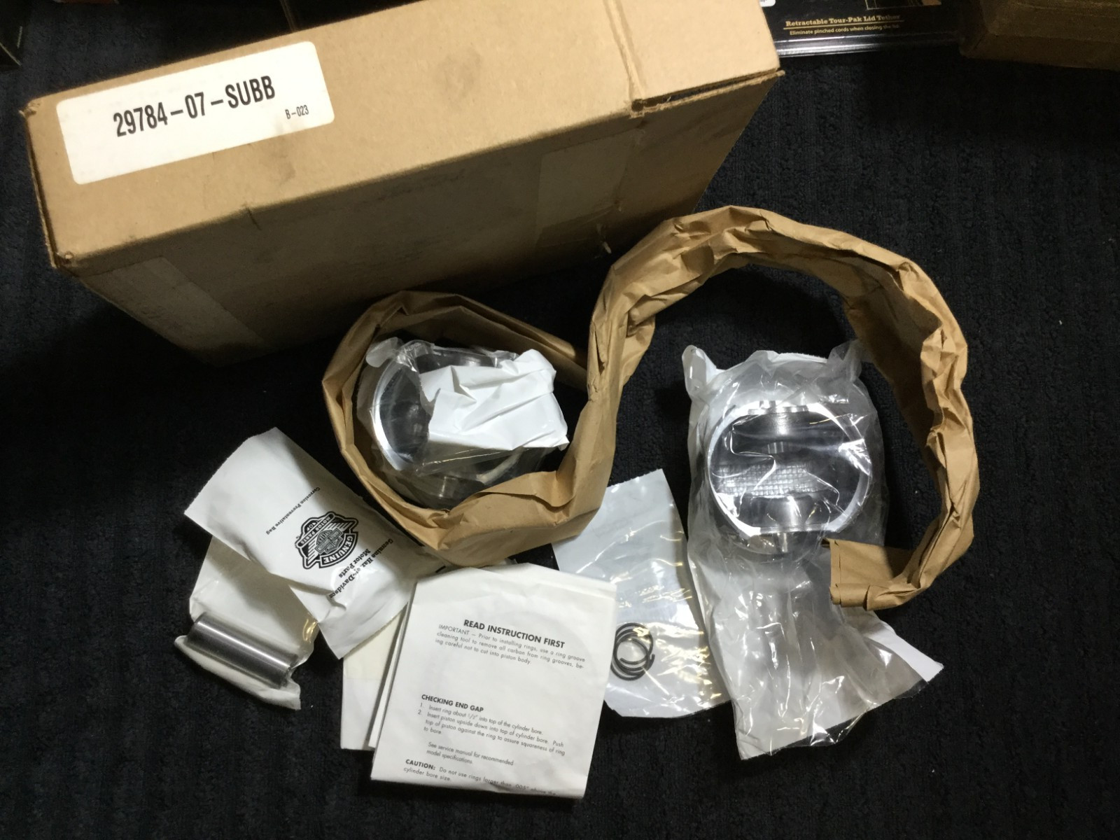 Harley Davidson Screamin' Eagle piston kit   - conversion stage 1.  29784-07